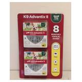 NEW K9 ADVANTIX II SMALL DOGS 4 - 10LBS