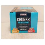 KIRKLAND SIGNATURE 2-FLAVOR VARIETY PACK CHUNKS IN GRAVY 46PK.