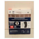 NEW COPPERFIT ELITE COMPRESSION KNEE SLEEVE SMALL 2PK.