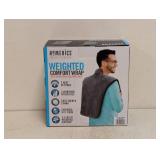 NEW HOMEDICS WEIGHTED COMFORT WRAP WITH VIBRATION AND SOOTHING HEAT