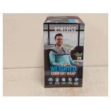 NEW HOMEDICS WEIGHTED COMFORT WRAP WITH VIBRATION AND SOOTHING HEAT