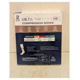 NEW COPPERFIT ELITE COMPRESSION SOCKS LARGE 2PK.
