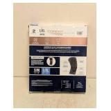 NEW COPPERFIT ELITE COMPRESSION KNEE SLEEVE L/X-LARGE 2PK.