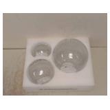 NEW EVERGREEN LED GLASS SPHERES 3PK