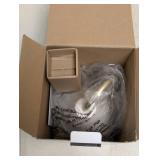 NEW MIKASA HOME ACCENTS ADJUSTABLE HEIGHT CANDLE WARMER (WHITE)