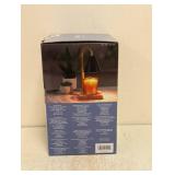 NEW MIKASA HOME ACCENTS ADJUSTABLE HEIGHT CANDLE WARMER (BLACK)