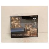 NEW EVERGREEN LED GLASS TOWERS 3PK