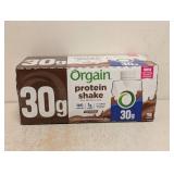 NEW ORGAIN PROTIEN SHAKE CHOCOLATE FUDGE 18PK