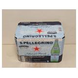 NEW S. PELLEGRINO 750ML. SPARKLING NATURAL MINERAL WATER 24PK.