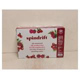 NEW SPINDRIFT SPARKLING WATER CRANBERRY RASPBERRY 24PK