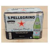 NEW S. PELLEGRINO 750ML. SPARKLING NATURAL MINERAL WATER 24PK.