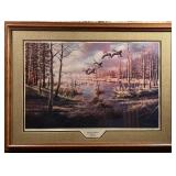 Ken Zylla Framed Print Johnsdale Road "Canadas"