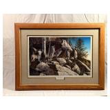 Jim Hansel Framed Print "Rocky Outpost"