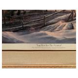 Terry Redlin Framed Print "Together For The Season"