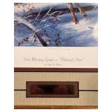 1988-89 Youth Hockey Framed Print by James Meger "Fast Moving Game - Whitetail Deer"