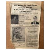 1988-89 Youth Hockey Framed Print by James Meger "Fast Moving Game - Whitetail Deer"