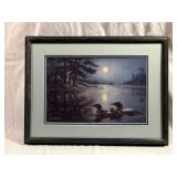 James Meger Framed Print of Loons