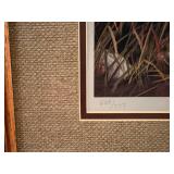 Ken Zylla Framed Print "Fieldstone and Pheasants"