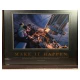 Framed Motivational Poster