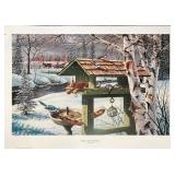 Ken Zylla print "Back Yard Banquet"