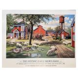 Ken Zylla print "The Historic Earle Brown Farm"