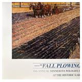 Ken Zylla print "Fall Plowing"