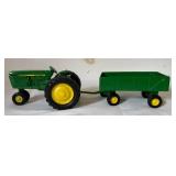 John Deere Tractor and Wagon set