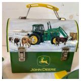 Lot of John Deere Tractors and Little Lunch Box