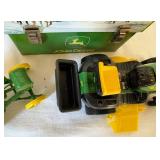 Lot of John Deere Tractors and Little Lunch Box