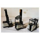 Lot of 3 Crown Die-Cast Forklifts