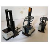 Lot of 3 Crown Die-Cast Forklifts