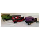 Lot of 3 Die-Cast Collectible Truck Banks