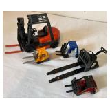 Collection of 5 Toy Forklifts