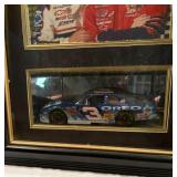 NASCAR Dale Earnhardt Sr & Jr Shadow Box Display Set