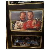 NASCAR Dale Earnhardt Sr & Jr Shadow Box Display Set