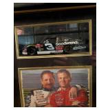 NASCAR Dale Earnhardt Sr & Jr Shadow Box Display Set