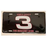 NASCAR Dale Earnhardt Set of 3 Metal License Plates