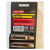 Craftsman 3/8" Drive American Deep Sockets