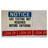 3 Plastic Manufacturing Signs