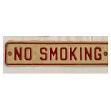 4 Metal NO SMOKING Signs