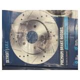 Detroit Axle Premium Brake Rotors - Drilled & Slotted, High-Temperature Tolerance