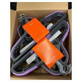 Amazon Basics 50-Pack Plastic Clothes Hangers