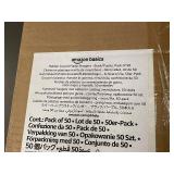 Amazon Basics 50-Pack Plastic Clothes Hangers