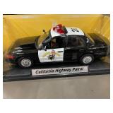 MotorWorks 1:18 California Highway Patrol Police Car Diecast