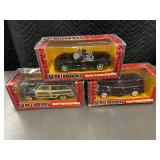 MotorWorks 1:24 Collection Diecast Metal - 3-Car Lot