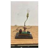 Vintage Trick Dog Mechanical Bank Table Lamp