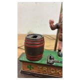 Vintage Trick Dog Mechanical Bank Table Lamp