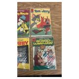 Vintage Comic Book Lot - Superman, Bugs Bunny, Tom and Jerry, Hopalong Cassidy, and More (Set of 11)