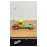 Vintage Wooden Toy Truck with Painted Details