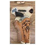 Roy Rogers Cap Gun & Holster Sets with Leather Belts